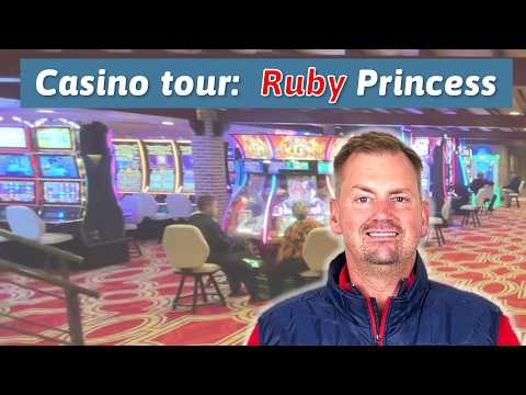 Tour of the casino on Ruby Princess