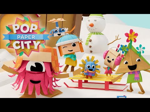 Snow Day ☃️ Pop Paper City FULL EPISODE ✂️ Timmy & Friends!