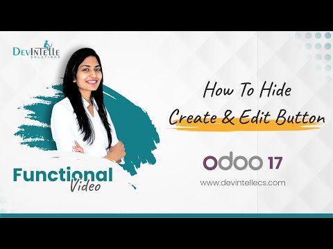 How To Hide Create and Edit Options Using Via Sales Module in odoo