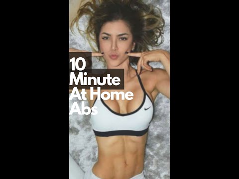 10 Minute At Home Abs workout #homeworkout