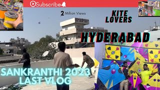 Sankranthi 2023 Final video of the year #viral #trending #dhoolpet #kites #patang #sankranthi2023