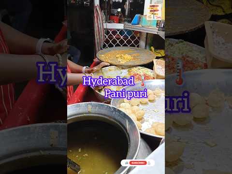 Hyderabad Pani Puri 4/5 #shorts #panipuri #hyderabad #streetfood #trending #youtubeshorts