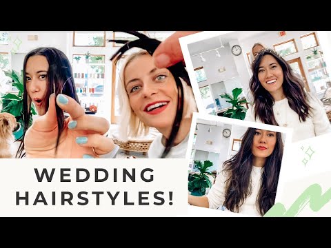 DIY Wedding Hair Vlog | Learning How to Style My Own Hair from a Pro