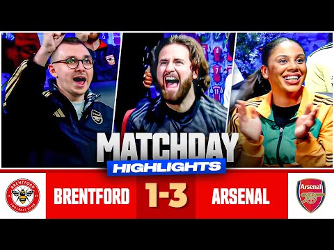 HAPPY New Year! | Match Day Highlights | Brentford 1-3 Arsenal