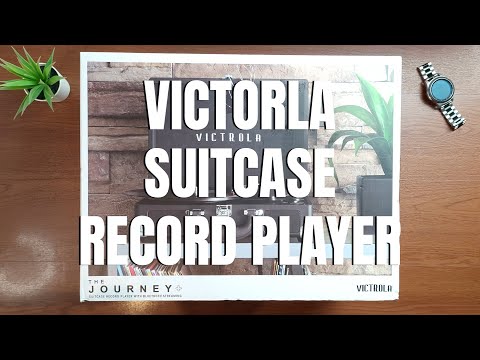 Victrola The Journey +   Suitcase Record Player with Bluetooth Streaming