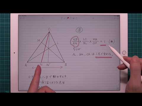 Cevaの定理 【中学校数学の授業】