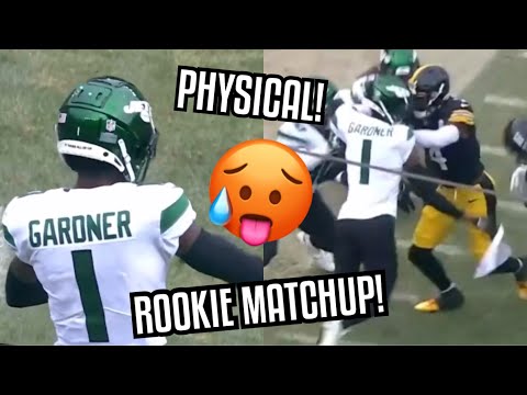 George Pickens Vs Sauce Gardner 😳 NFL Rookie Matchup! (WR Vs CB) Jets Vs Steelers 2022 highlights