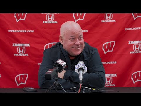 Mike Hastings & Daniel Laatsch Media Conference || Wisconsin Men's Hockey || Dec. 31, 2024