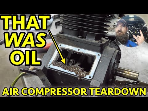 CARNAGE! Failure To Maintain An Air Compressor Leads to MASSIVE FAILURE! Teardown W@BeardedFordTech