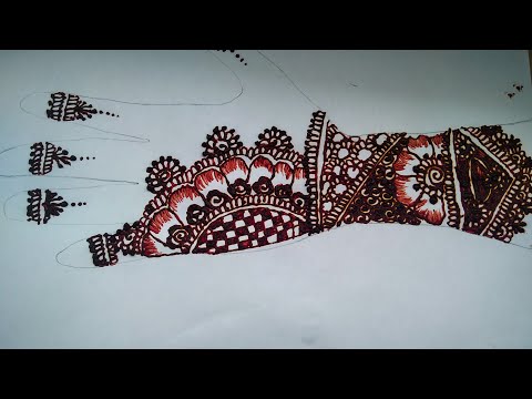 Mehedi design || Front hand Mehedi design || Arabic Mehedi design ||S M Beautiful Moment