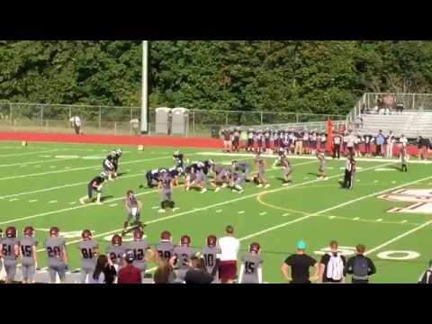 Freshman throws running back over 5 yards!