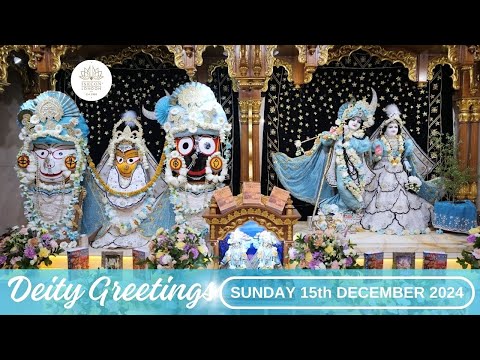 Deity Greetings and Srila Prabhupada Guru Puja - Sunday 15th December 2024