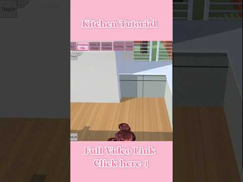 Kitchen Tutorial ✨🌸 in Sakura School Simulator : Sakura School Simulator #sakuraschoolsimulator