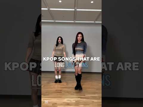 Kpop Songs That Long Lost Twins #shorts #trend #blackpink #bts #apt #straykids #txt #gidle #baemon