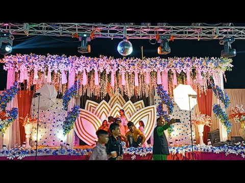 Wedding decoration ideas for stage || event planner wedding || wedding mashup