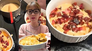 これ悪魔的に激美味‼️マッケンチーズ🧀😋アメリカと日本のクリスマスの違いにビックリ‼️年末ってお金飛ぶよね〜💰