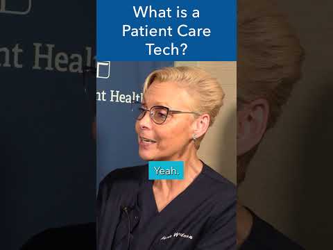 What is a patient care tech? #shorts