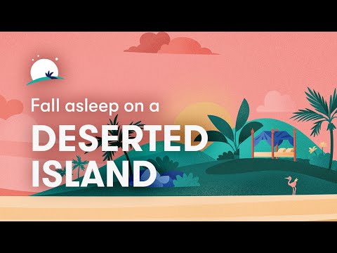 Fall Asleep on a Cozy Bed on a Deserted Island | 8-Hour Gentle Waves Mix | BetterSleep