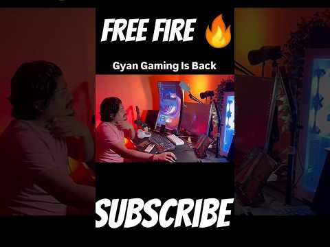 gyan gaming is back #freefire #shotrs #freefireclips #gaming #freefireshorts