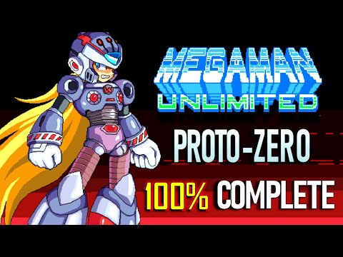 MEGAMAN Unlimited: ZERO - Prototype (INSTA-DEATH Mode) 100% No Damage Completion Run