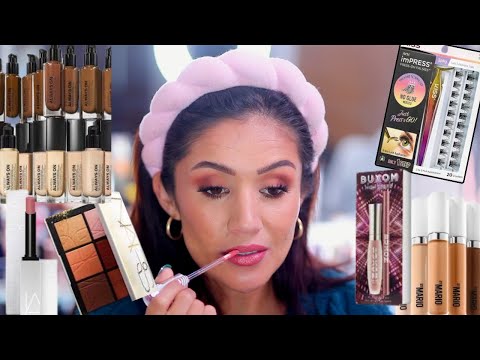 PRESS ON LASHES??? First Holiday look Ft. NARS, MAKEUP BY MARIO, BUXOM