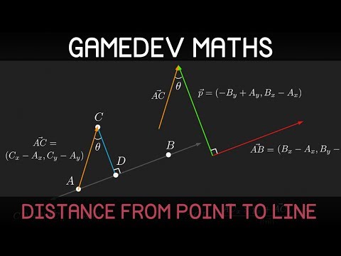 Gamedev Maths: distance from point to line