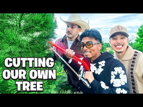 We Chopped DOWN Our OWN CHRISTMAS TREE !!