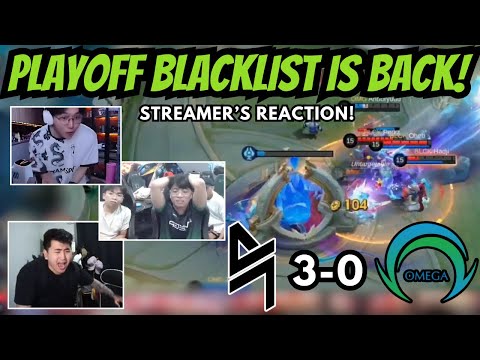 PLAYOFF MODE BLACKLIST SWEEPS SMART OMEGA 3-0! STREAMER'S REACTION!