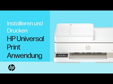 Installieren und Drucken mit der HP Universal Print Anwendung | HP Drucker | HP Support