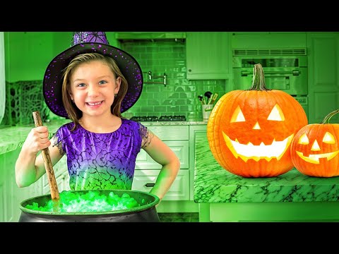 Ivy Accidentally Turns Mom Into a Pumpkin on Halloween!! 🎃