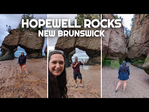 Amazing changing tides at Hopewell Rocks in New Brunswick, Canada | Hopewell Rocks Provincial Park