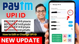 Paytm upi id new updates 2024 | paytm new upi id | paytm upi id change kaise kare |paytm upi id edit