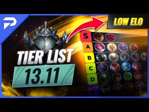 PATCH 13.11 TIER LIST (Low Elo) - League of Legends Season 13