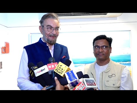 Kabir Bedi Inaugurates Whispers Of Nature An Exhibition Of Paintings By Dilip Mali