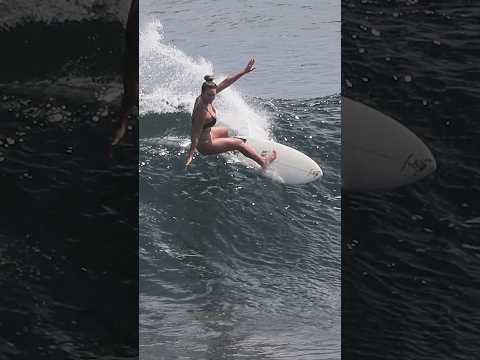 Giada Legati Flying Across Uluwatu #surfersofbali #surf #balisurf