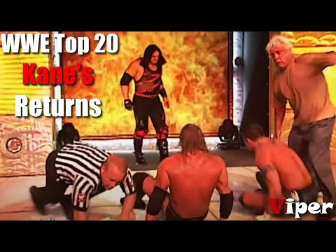 WWE Top 20 Shocking Kane's Returns