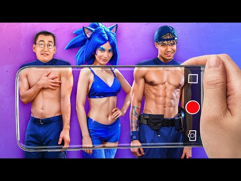 GOOD and BAD Cop VS Sonic The Hedgehog! Jock and Nerd in Prison! Stupid vs Smart! - Part 2