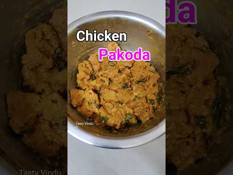 Chicken Pakoda 🍗😋 I చికెన్ పకోడీ II Tasty Vindu #shorts #chickenpakoda #trending #viralshorts