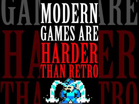 Why Modern Video Games Are HARDER Than Retro NES/SNES Titles