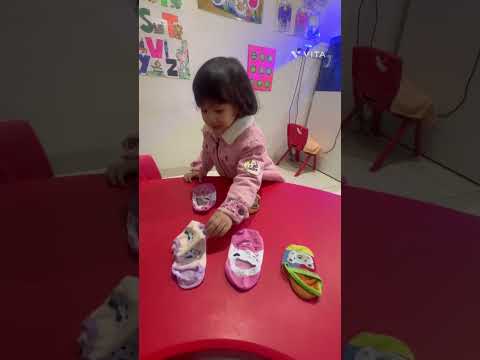 Pairing socks and matching activity #preschool #toddlers #learning #littlegems #explorepage #viral