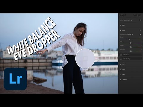 How to use the White Balance Eyedropper in Adobe Lightroom