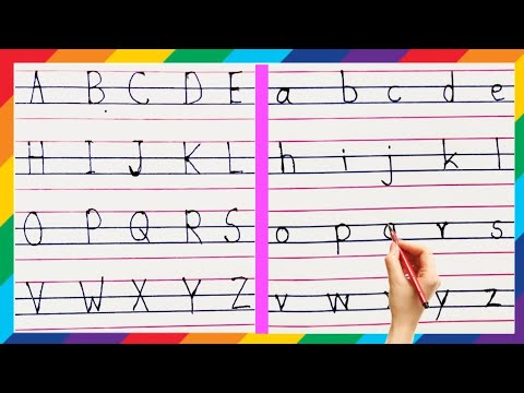 ABCD Writing Letter | Writing Capital with Small Alphabet | ABCD for Children’s | ABCD dotted