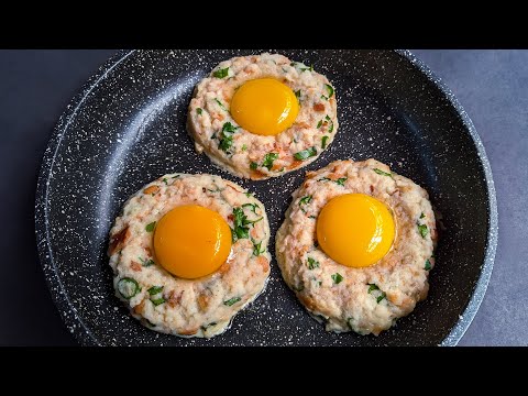 Mix Egg & Bread for Tasty Recipe! Quick and Easy Breakfast Ideas. 5 Minutes recipe!