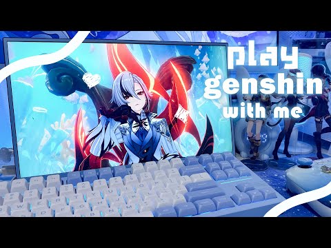 【play with me】 🌹 原神 🌹/伝説任務が良すぎたアルレッキーノ【genshin impact】60 min of game play┊jp voice Arlecchino