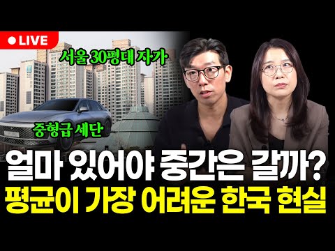 평범하게 사는 게 가장 어려운 한국의 현실. 도대체 얼마나 있어야 평균이 될 수 있을까? (구해줘월부 부동산상담)