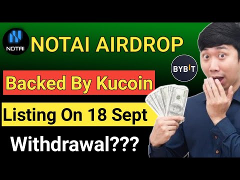 Notai telegram Airdrop || Notai Airdrop New update || Notai Airdrop  listing