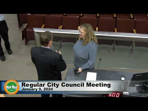 Regular City Council Meeting - 1/9/2024