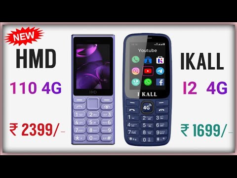 HMD 110 4G vs iKall i2 4G | 4G Feature Phone