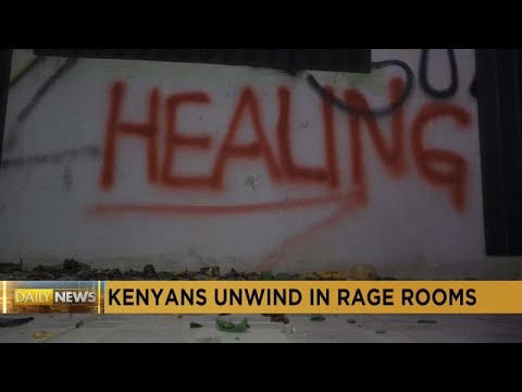 The Kenyans letting off steam in rage rooms