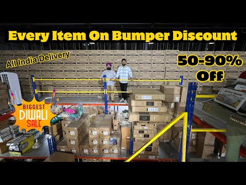 Every Item On Bumper Discount || Crockery Electronics Footwear || 50-90% Off || Retail n Wholesale